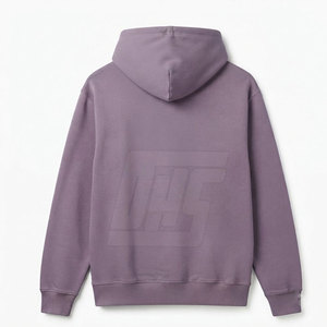 Sweat-shirt à capuche surdimensionné avec impression DTG, doublure en polaire douce, style streetwear moderne pour hommes - Product Image 2