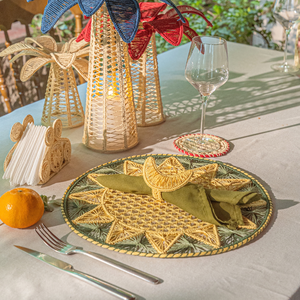 Offre Spéciale – Anneau de Serviette en Fil de Papier JNC Fait Main, Porte-Serviette Écologique pour Décoration de Table - Product Image 6