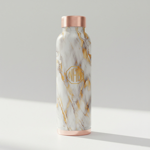 Bouteille d'eau portable en cuivre pur de 950 ml, légère, étanche, en métal, durable, personnalisable, vente en gros d'usine, exportateur - Product Image 6