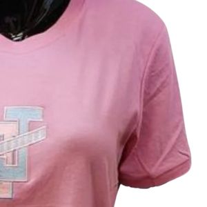 เสื้อยืดลำลองสำหรับสุภาพสตรีแขนสั้นคอกลมผ้าฝ้ายผสมน้ำหนักเบาระบายอากาศได้ดีสวมใส่สบายทุกวันแฟชั่น - Product Image 5