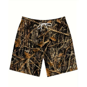 Pantalones Cortos Deportivos Unisex de Lona con Doble Forro, Estampado de Camuflaje, Resistentes al Viento, por Encima de la Rodilla, para Gimnasio, Baloncesto, Personalizables, al por Mayor - Product Image 6