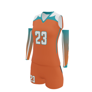 Custom Women <b>Volleyball</b> Jersey <b>Set</b> Sleeveless Quick Dry Compression Sleeves Team Uniform OEM ODM Wholesale Factory Gear - Product Image 2