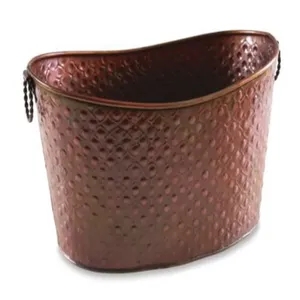 Seau à boissons élégant fait main avec anse décorative pour une présentation raffinée lors de dîners, réceptions de mariage et événements de luxe - Product Image 2