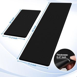2pcs Kitchen Rugs Anti-Fatigue Cushioned Kitchen Mats Non-Slip Standing Desk Mat Waterproof Kitchen Flooring - Product Image 3