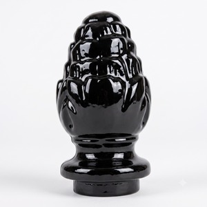 Black Round Vintage <b>Drawer</b> Knob Custom Finishing Minimalist Style Bolt Inserting Type for <b>Drawers</b> Eco Friendly Hardware Knobs - Product Image 4