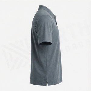 เสื้อโปโลชาย ผ้าฝ้าย แห้งเร็ว ระบายอากาศได้ดี ไซส์ใหญ่ ทรงพอดีตัว ดีไซน์เรียบง่าย เสื้อกอล์ฟ เสื้อฤดูร้อน สีสันปรับแต่งได้ ชุดกีฬา - Product Image 3