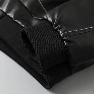 Chaqueta de Cuero para Hombre, Estilo Urbano, con Cuello Alto, Diseño a Prueba de Viento, Nueva Moda, CP-MLJ-13 - Product Image 3