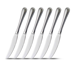 Cuchillo para Postre de Acero Inoxidable, Cuchillo para Pan y Mantequilla, Cubertería Clásica, Juego de Cuchillos de Acero Inoxidable para Cena - Product Image 3