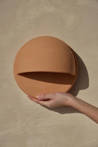 Round Ceramic Home Decor Outdoor Floor Mount Minimalist Living Room Wall <b>Sconce</b> Durable All Seasons - Product Image 2