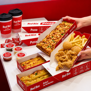 Bandeja Plegable de Papel Kraft para Pizza, Personalizable con Logotipo, Biodegradable, Desechable, Ecológica, de Grado Alimenticio - Product Image 3