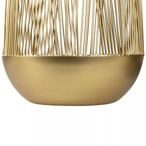 Golden <b>Lantern</b> <b>Candle</b> <b>Holder</b> Heat Resistant Home Decoration - Product Image 3