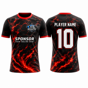 Maillot de football de qualité supérieure, camouflage jacquard, polyester, séchage rapide, coupe flexible, impression du logo de l'équipe, vêtements professionnels - Product Image 1