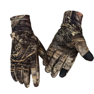 GRACE <b>SIGN</b> GS-HW Camouflage Hunting Gloves Soft <b>Shell</b> Full Sleeve Waterproof Breathable Windproof Insulated Spandex Unisex - Product Image 5
