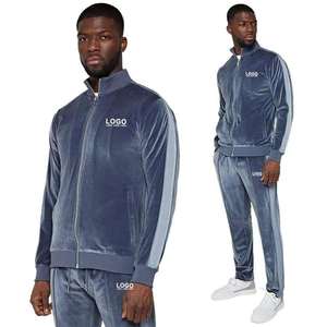 Conjunto Deportivo de Terciopelo con Capucha, Corte Ajustado, Algodón y Poliéster, Personalizable con Logotipo, de Alta Calidad - Product Image 3