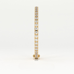 Bracelet tennis Aarinya pour femme, diamant cultivé en laboratoire, or massif 18 carats, taille brillant, style classique, usage quotidien, certifié IGI - Product Image 1