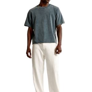 เสื้อยืดผู้ชายแบบลำลองซักกรดทำจากผ้าฝ้ายออกแบบได้ตามต้องการ - Product Image 6