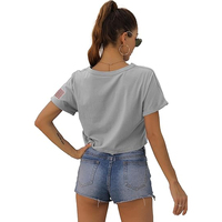 Camiseta Corta Oversize para Mujer, de Algodón Jersey, Sin Mangas, Lisa, con Logotipo Personalizado, Top de Verano, Corte Cuadrado, Promocional, 180g, Cuello de Seda