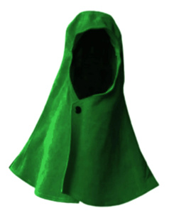 Cagoule de soudeur en cuir de vachette pleine fleur de qualité supérieure, doublure en molleton de coton, couleur naturelle, nouveau design - Product Image 4