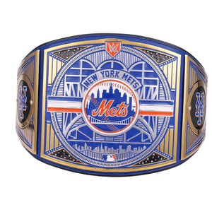 Cinturón de Campeonato de los New York Mets con Diseño Icónico de la Ciudad y el Béisbol, Edición Exclusiva de Colección - Product Image 5