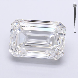 Diamante Cultivado en Laboratorio con Certificación IGI, Corte Esmeralda de 5.05 CT, Color F, Claridad VVS1, Modelo CVD 1 LG 771629816, ROYAL GEMS, para Joyería - Product Image 3