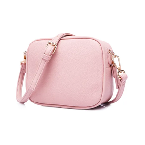 Bolso Bandolera Rojo de PU para Mujer, Pequeño y Cuadrado, con Cierre de Cremallera y Decoración de Borlas, para Uso Diario y Viajes - Product Image 3