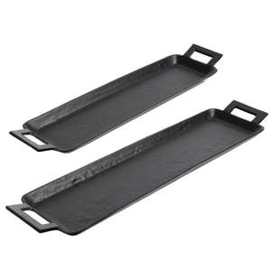 Bandejas Metálicas para Servir, Artículos para Eventos, Forma Cuadrada y Rectangular, Bandeja Decorativa de Aluminio, Exhibición de Frutas, Diseño Moderno - Product Image 5