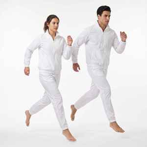 Custom <b>Nylon</b> Sweat Suit Zip up Jacket <b>Pants</b> Set Casual Lightweight Windbreaker <b>Nylon</b> Windbreaker Jacket Tracksuit for Unisex - Product Image 3