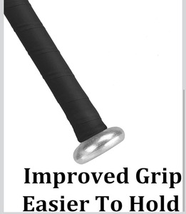 Set de Bate de Béisbol Plateado Mannu Sports Senior para Adultos - Tamaño Personalizable, Duradero y con Agarre Mejorado - Product Image 2