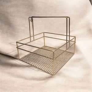 Cestas de Almacenamiento Multiusos de Alambre Metálico con Forma Rectangular, con Asas, para Uso Doméstico, Diseños Personalizables - Product Image 6