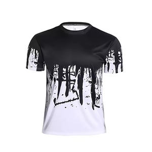 T-shirts en coton personnalisés par sublimation, grande taille, surdimensionnés pour hommes, impression de haute qualité, vêtements décontractés sur mesure - Product Image 5