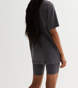 Ensemble de survêtement décontracté pour homme de haute qualité, avec t-shirt et short, en coton molletonné à manches courtes, séchage rapide et respirant, personnalisable avec logo, collection automne - Product Image 2