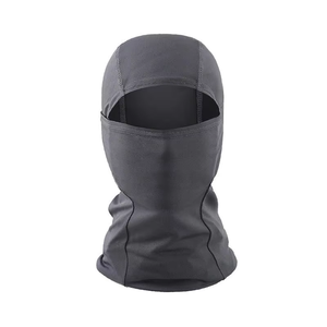 Pasamontañas Unisex MANTIC ENTERPRISES a Cuadros para Exteriores, Cubre Rostro Completo, 100% Poliéster, Adulto, 48-50cm, Bordado 3D, Gris - Product Image 1