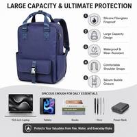 Sac à dos pour ordinateur portable ignifuge et imperméable avec logo personnalisé, grande capacité, décontracté, pour voyages et école, compatible avec les ordinateurs portables de 15,6 pouces