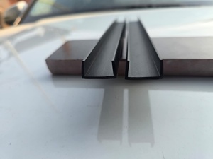 Custom Extruded PVC C Channel C Cap Profile for WPC <b>Door</b> Edge Cover Decorative <b>Trim</b> and Edge Protection - Product Image 4