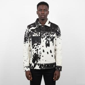 Veste bomber d'hiver pour homme, sur mesure, design personnalisé, en cuir de vache véritable, épaisse, chaude, style vintage. - Product Image 1