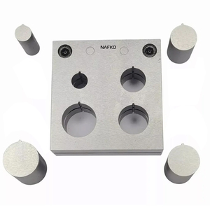 Cortador de discos de acero inoxidable de calidad premium, fácil de usar, de forma redonda, para hacer aretes con 4 perforaciones, tamaño 15/32"-1", personalizado. - Product Image 1
