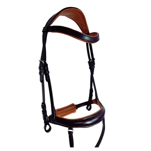 Bridas de caballo de cuero al por mayor Brida de equitación disponible en precio de fábrica - Product Image 4