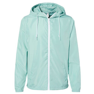 Vestes coupe-vent unisexes en nylon imperméable, légères, entièrement personnalisables, grandes tailles, tendance, avec fermeture éclair, service OEM, vente en gros - Product Image 2