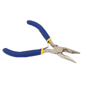 Flat Tip Hair <b>Extension</b> Pliers Hair Tools 100% Stainless Steel Pliers with Black Handle Professional Tool for Install and Remove - Product Image 2