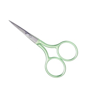 Tijeras para recortar cejas de salón, con logotipo y tamaño personalizados, proveedor de productos de moda para corte de cabello, estilo sencillo - Product Image 6