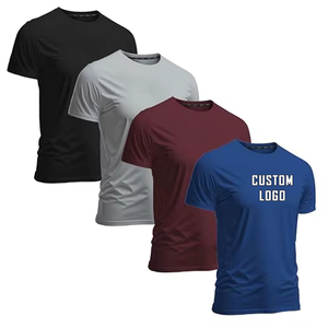 T-shirt de baseball vintage pour homme JC 47, 100 % coton tricoté, motif lettres, logo et marque textuelle, col rond, coupe classique, manches courtes - Product Image 3