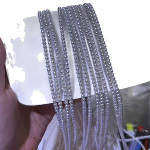 Perla de Agua Dulce, Cuentas de Perlas para Bebé, Casi Perfectamente Perforadas, Material Semiterminado, Cuentas Sueltas Pequeñas Tipo Bombilla, Cuentas Desnudas para DIY - Product Image 5