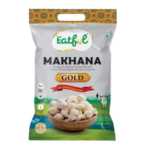 Eatful Kingz Noix de Makhana Entières Biologiques Fraîches de Ferme Qualité Supérieure 1kg Qualité Export Collation Saine - Product Image 1