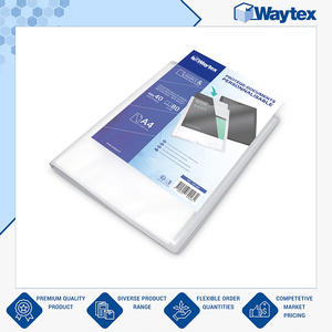 Fabricant et fournisseur de classeurs A4 personnalisables, 80 pages, avec couverture en polypropylène transparent et flexible de 420 microns - Product Image 5