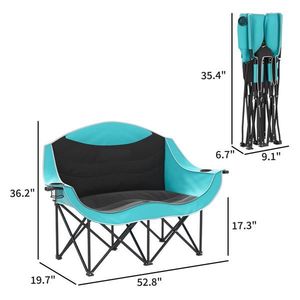 Sedia Portatile Extra Large per Campeggio/Spiaggia/Picnic con Logo Personalizzato - Product Image 2