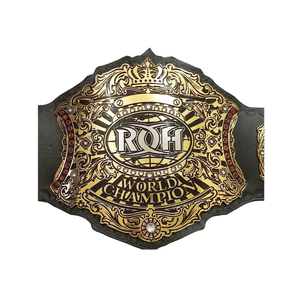 Cinturón de Campeón Mundial ROH, Cinturón de Lucha Libre Premium para Fanáticos y Coleccionistas, Trofeo de Campeonato de Alta Calidad - Product Image 6