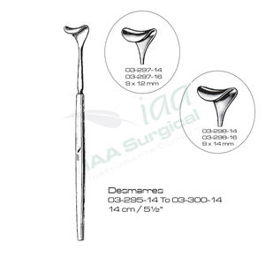 Retractores Quirúrgicos de Acero Inoxidable Duradero Desmarres al por Mayor, con Fuente de Alimentación Metálica, Tapa de Plástico Manual, OEM - Product Image 3