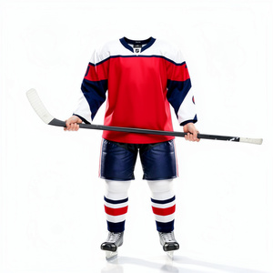 Ensemble de maillots d'entraînement professionnels de hockey sur glace pour hommes, logo personnalisé, taille personnalisée, vêtements de sport performants - Product Image 1