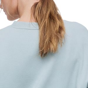 Sweat-shirt oversize pour femme, col rond, pull à manches longues en polaire avec poignets et ourlet côtelés, coupe décontractée pour un look décontracté - Product Image 4