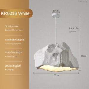 Lámpara de Araña Moderna Ovalada en Forma de Nube para Isla de Cocina y Restaurante, Lámpara de Araña de Vidrio LED Blanca con Función de Atenuación - Product Image 6